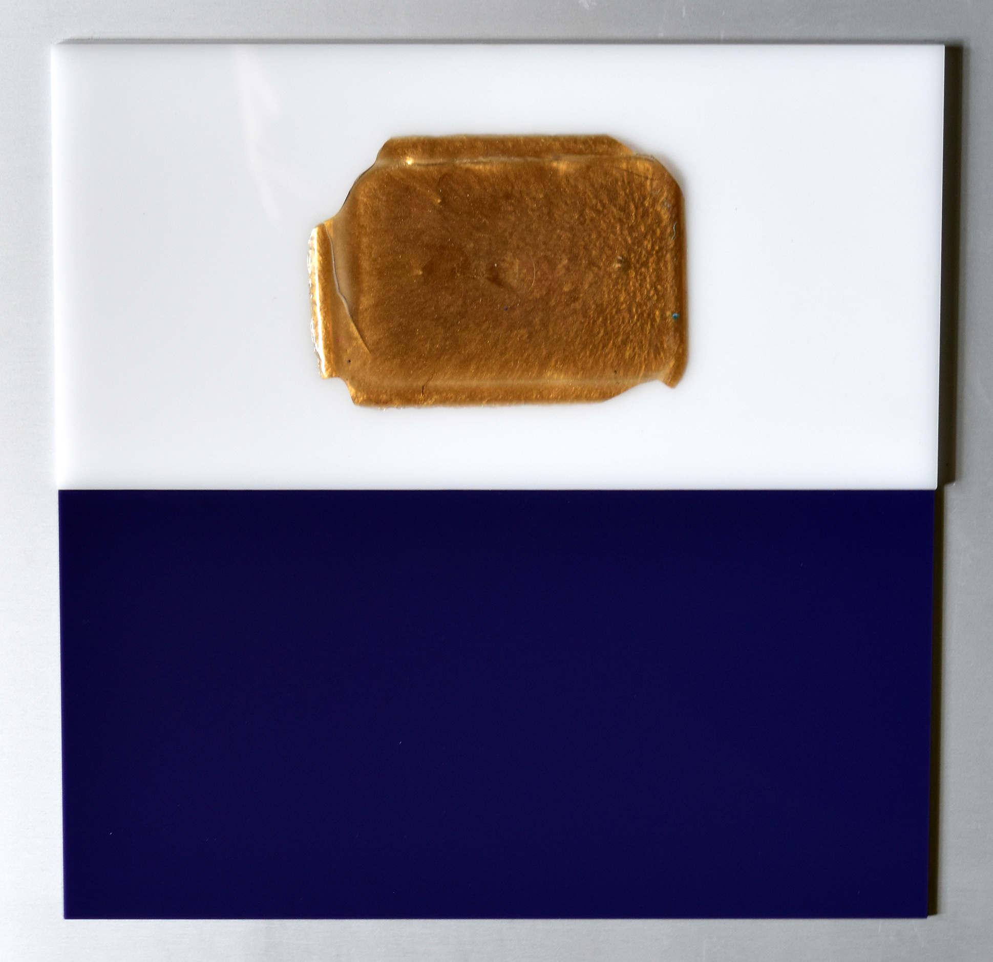 Purple, White, Gold by Lesley Bodzy